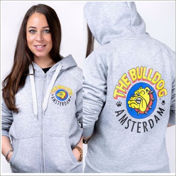 The Bulldog Amsterdam Full Zip Unisex Hoodie-Men's or Women's -Size M - Picture 5 of 13